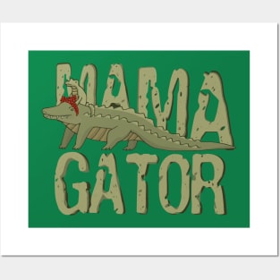 Mamagator - Swamp Family Posters and Art